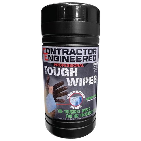 CE TOOLS. Antibacterial Tough Wipes with Scrubbing CET110